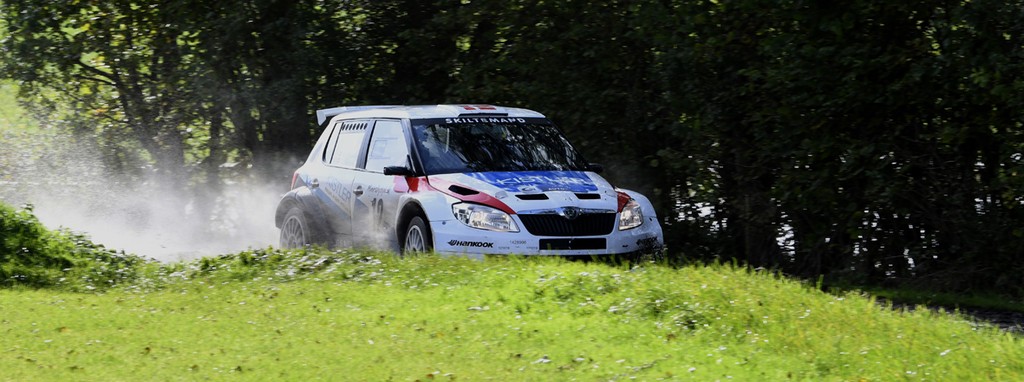 Steen Johansen og Claus Amstrup kørte deres Skoda Fabia S2000 i mål på en fjerdeplads i den hurtige Klasse 6 for 4-hjulstrukne biler
(Foto: MD/specialpress@gmail.com)